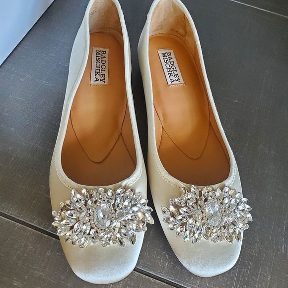 BADGLEY MISCHKA Pippa Ballet Flat Evening Shoe - Picture 3 of 7